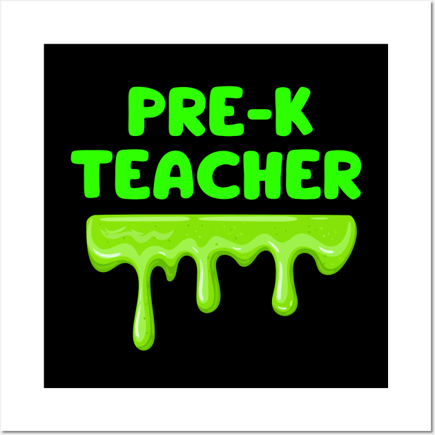 Pre-k teacher aliens Wall Art by hnueng111